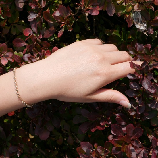 Collegare - 14k Zlatý náramok