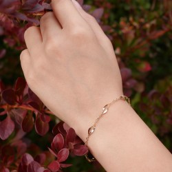 Sarno - 14k zlatý náramok