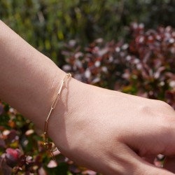 Sottile - 14k Zlatý náramok